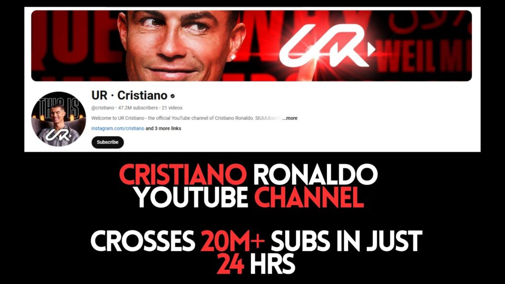 Cristiano Ronaldo Youtube Channel