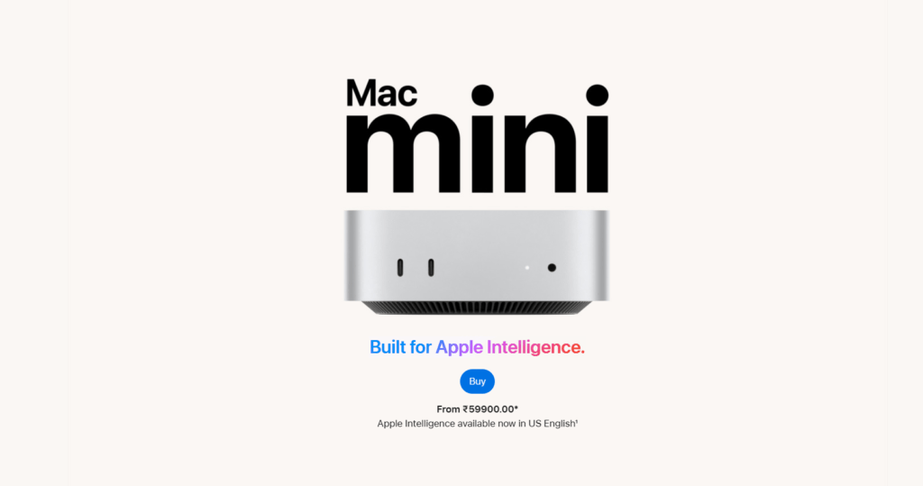 Apple Mac Mini with M4 chip