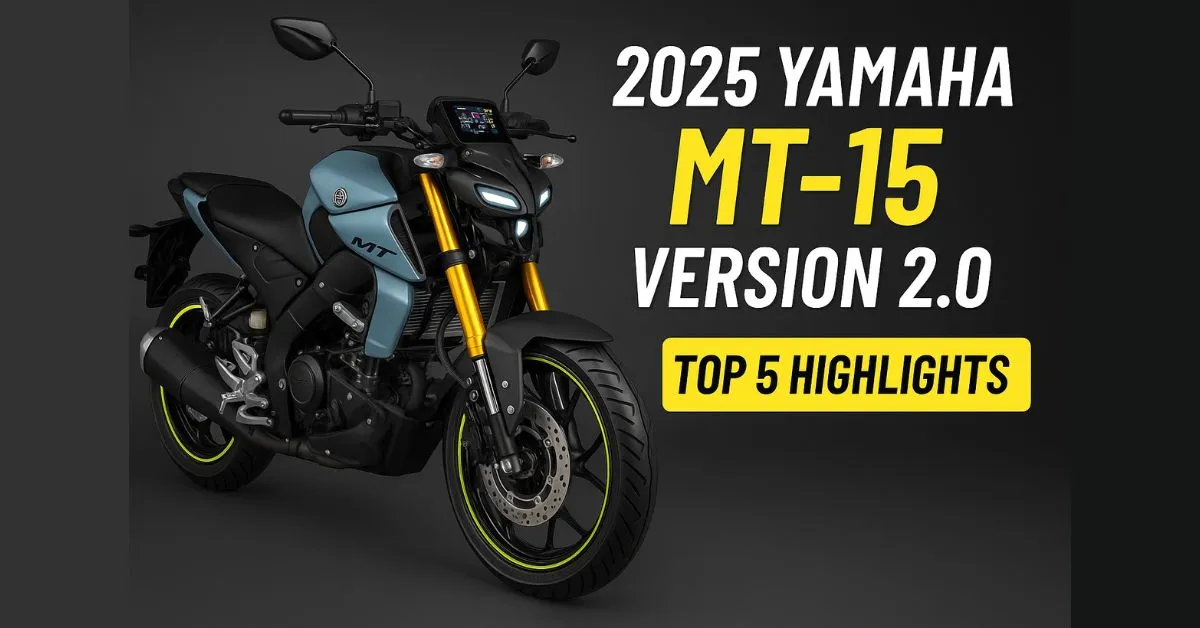 Yamaha MT-15 Version 2.0 side profile in Vivid Violet Metallic | 2025 Yamaha MT-15 Version 2.0 | 